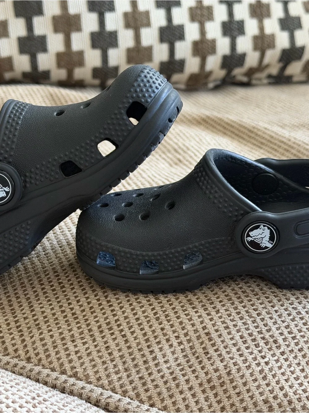 CROCS Kids Black Classic Clog Sandals